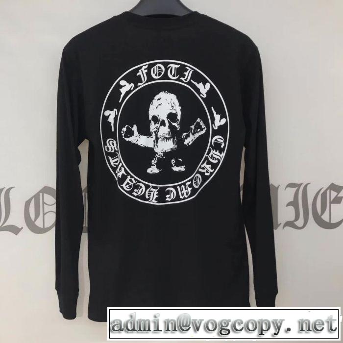 今季爆発的な人気 CHROME HEARTS 超人気美品クロムハーツ  長袖/Tシャツ 2018年秋冬入荷