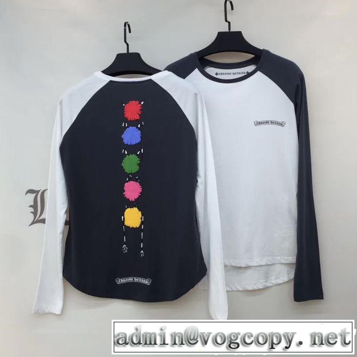 人目を引く存在感2018年秋冬入荷 クロムハーツ CHROME HEARTS 個性的なモデル長袖/Tシャツ
