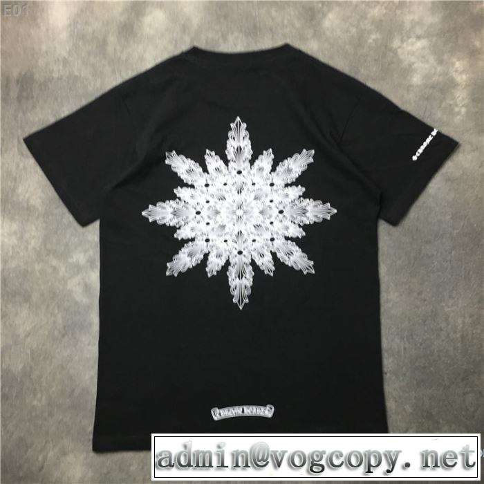 首胸ロゴ Tシャツ\半袖2色可選 2018春夏新作 クロムハーツ CHROME HEARTS