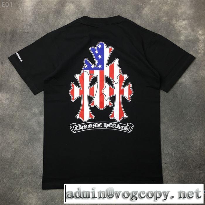  抜群な存在感 クロムハーツ CHROME HEARTS Tシャツ\半袖2色可選 2018春夏新作