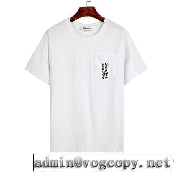 上品でファッション 2色可選 2018新作 Tシャツ/ティーシャツ  クロムハーツ CHROME HEARTS 2色可選