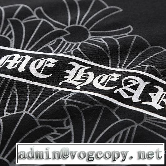 上品でファッション 2色可選 2018新作 Tシャツ/ティーシャツ  クロムハーツ CHROME HEARTS 2色可選