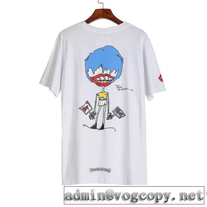 希少性の高い 2018新作 Tシャツ/ティーシャツ 高品質な クロムハーツ CHROME HEARTS 2色可選