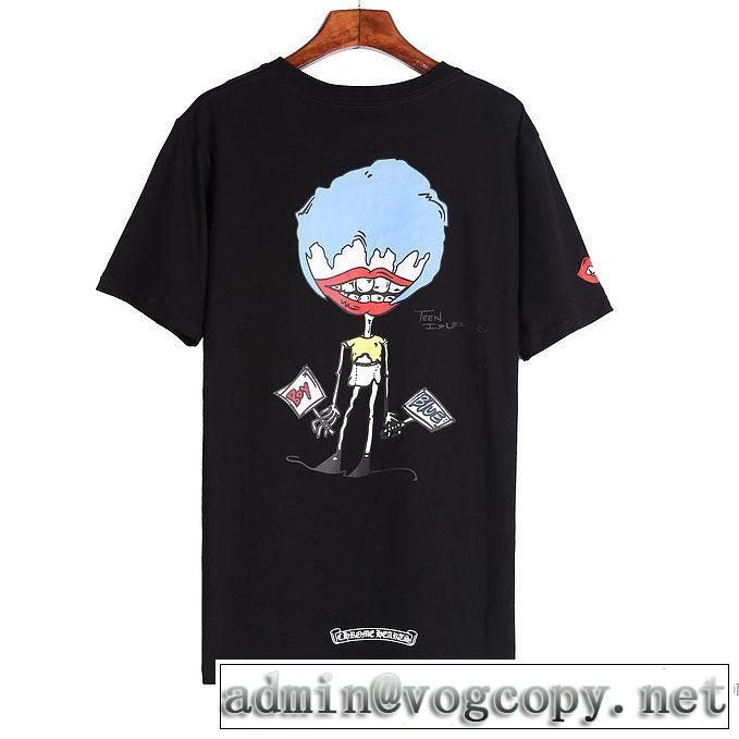 希少性の高い 2018新作 Tシャツ/ティーシャツ 高品質な クロムハーツ CHROME HEARTS 2色可選