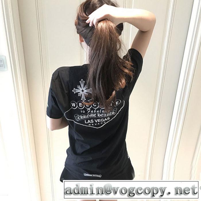  圧倒的人気新着 2018新作 クロムハーツ CHROME HEARTS Tシャツ/ティーシャツ 一味違うデザイン  2色可選