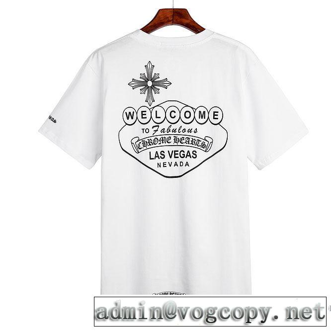 圧倒的人気新着 2018新作 クロムハーツ CHROME HEARTS Tシャツ/ティーシャツ 一味違うデザイン  2色可選