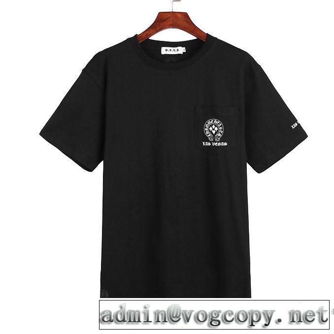 圧倒的人気新着 2018新作 クロムハーツ CHROME HEARTS Tシャツ/ティーシャツ 一味違うデザイン  2色可選