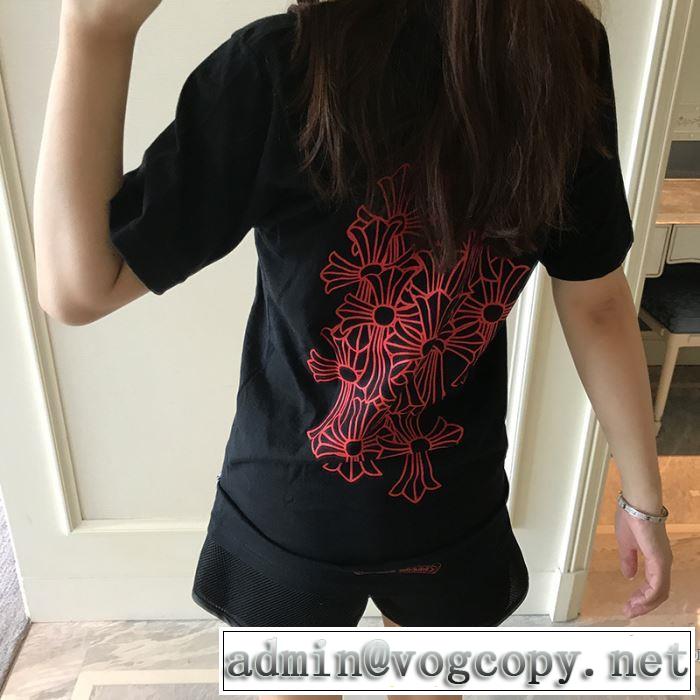  有名人同じアイテム Tシャツ/ティーシャツ しっかりとした 2018新作 クロムハーツ CHROME HEARTS 2色可選
