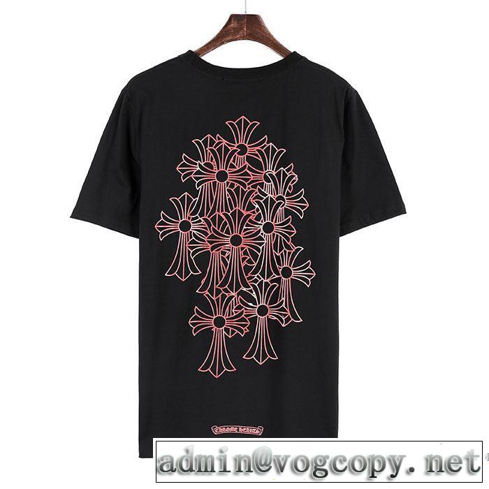 有名人同じアイテム Tシャツ/ティーシャツ しっかりとした 2018新作 クロムハーツ CHROME HEARTS 2色可選