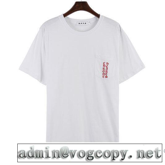 有名人同じアイテム Tシャツ/ティーシャツ しっかりとした 2018新作 クロムハーツ CHROME HEARTS 2色可選