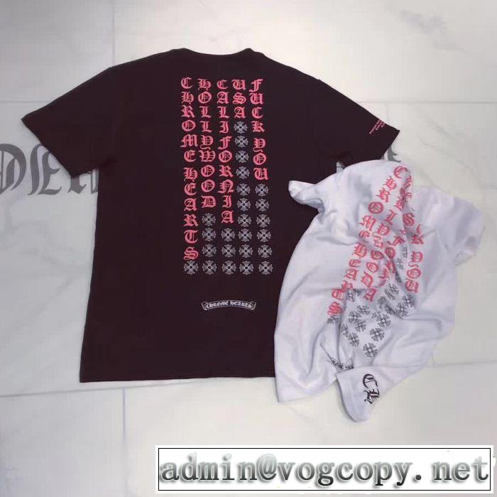 吸汗速乾クロムハーツ ファッションスタッズCHROME HEARTS 半袖/Tシャツ 2色可選今季大人気新作登場