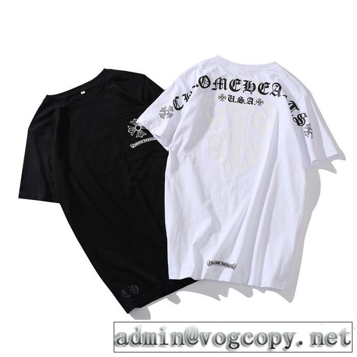 CHROME HEARTS頑丈な素材 半袖/Tシャツ 2色可選 秋季超人気アイテムクロムハーツ