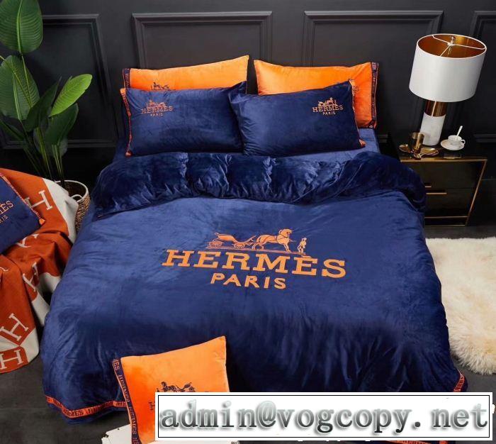 おすすめデザイン エルメス数量限定再入荷 HERMES 2色可選 寝具 4点セット