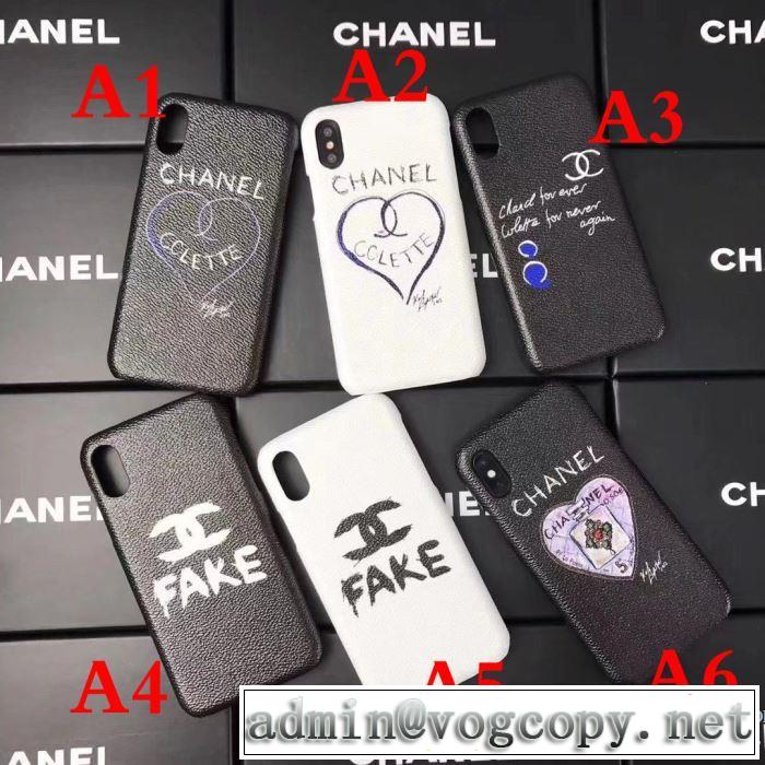 CH CH 多色可選 18ＳＳ美品 芸能人愛用 iphoneX ケース カバー