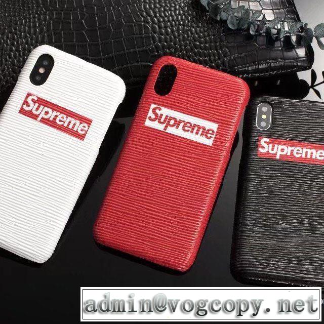 品良く シュプリーム SUPREME 2018年春夏入荷 iphoneX ケース カバー 3色可選