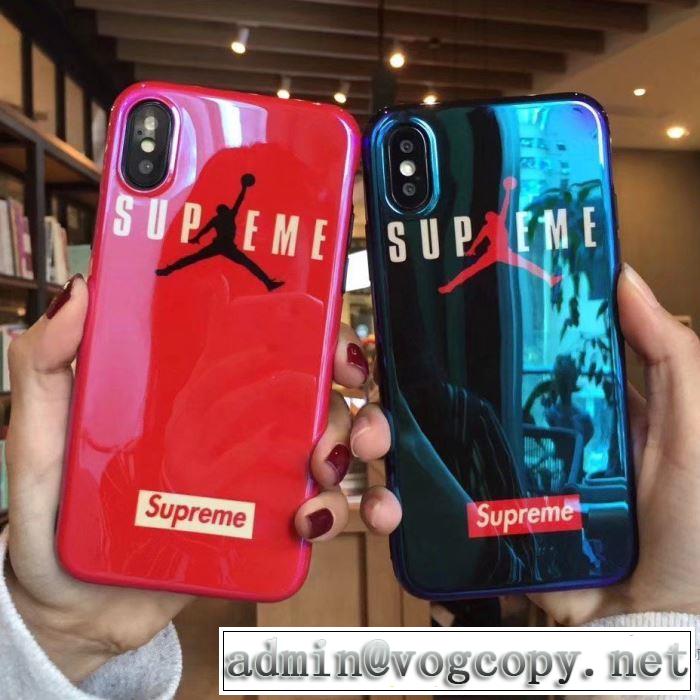  欧米韓流 シュプリーム SUPREME 2018最安値！ iphoneX ケース カバー 2色可選