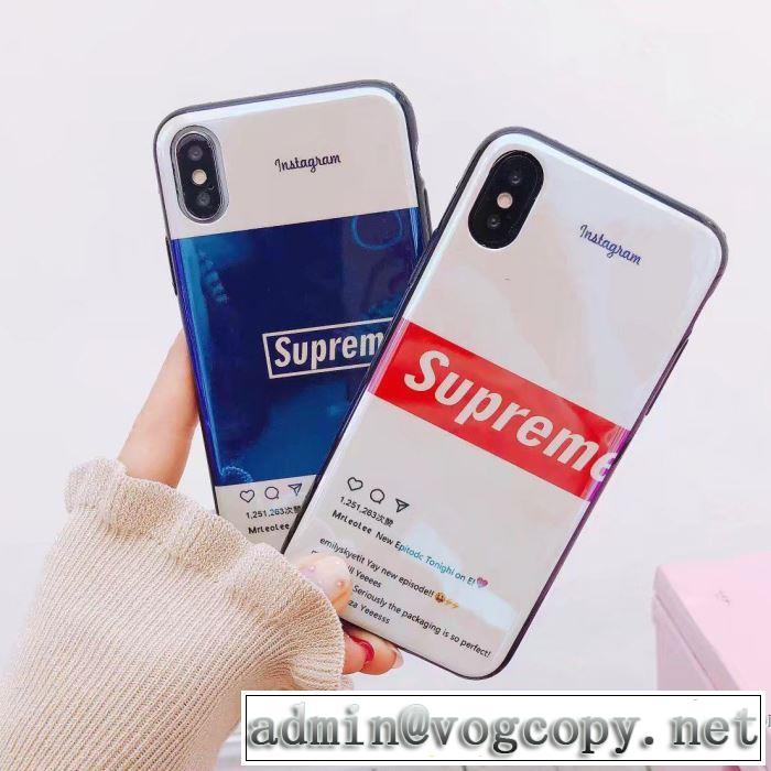 春夏超人気の最新作 シュプリーム SUPREME 2018最安値！ iphoneX ケース カバー 2色可選
