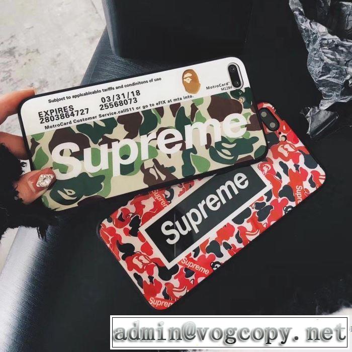 2018新品入荷 iphoneX シュプリーム SUPREME ケース カバー 2色可選 稀少*入手困難