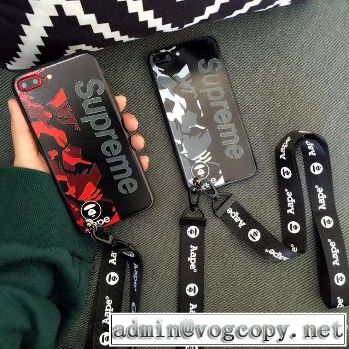 これは欲しい シュプリーム SUPREME 2018最高ランキング iphoneX 2色可選 ケース カバー
