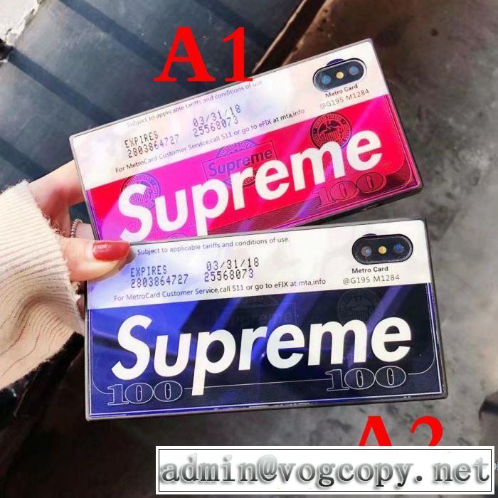  2色可選 シュプリーム SUPREME 2018年春夏シーズン iphoneX ケース カバー 一味違うデザイン