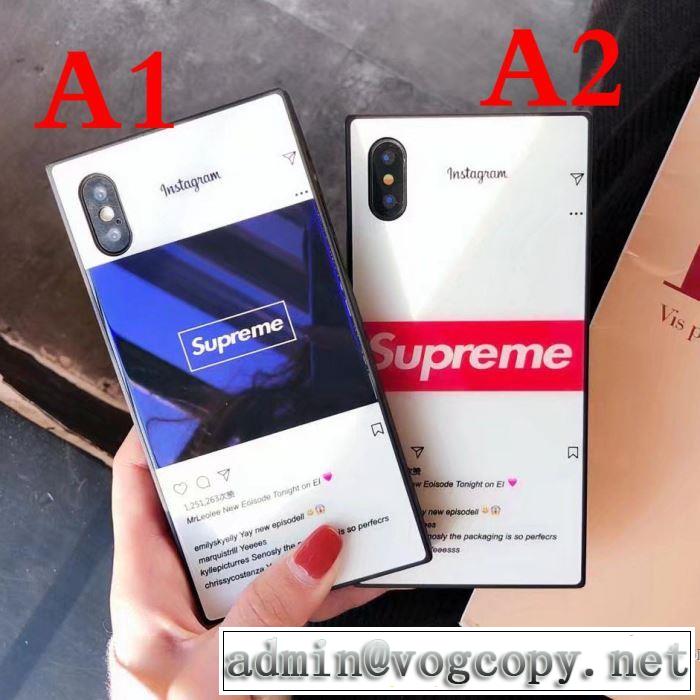  ケース カバー シュプリーム SUPREME 2018最高ランキング iphoneX 希少性の高い 2色可選