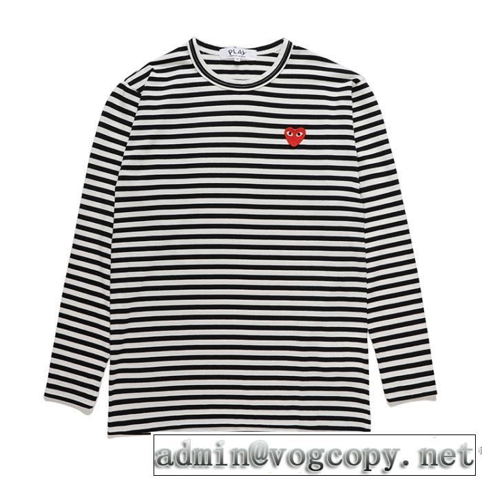 2018【SALE！】 魅力をプラス コム デ ギャルソン COMME DES GARCONS 長袖Tシャツ 2色可選