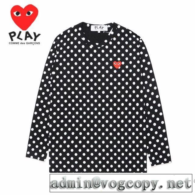 長袖Tシャツ 4色可選 2018年春夏入荷 コム デ ギャルソン COMME DES GARCONS 注目美品