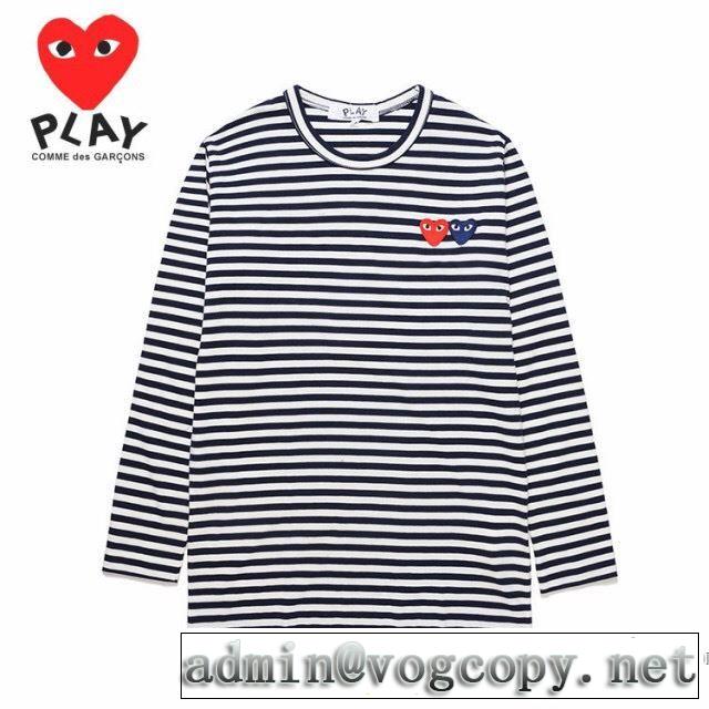 絶妙な新商品 3色可選 コム デ ギャルソン COMME DES GARCONS 長袖Tシャツ 2018夏の定番新品到来!