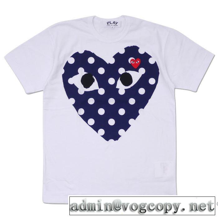 有名人同じアイテム 2018年春夏入荷 コム デ ギャルソン COMME DES GARCONS 半袖Tシャツ
