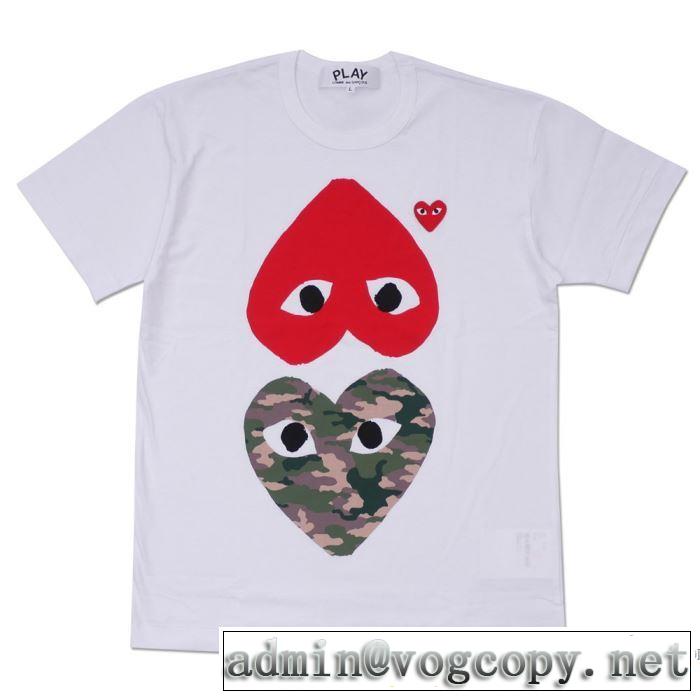 コム デ ギャルソン COMME DES GARCONS 2018夏の定番新品到来! 半袖Tシャツ 希少性の高い