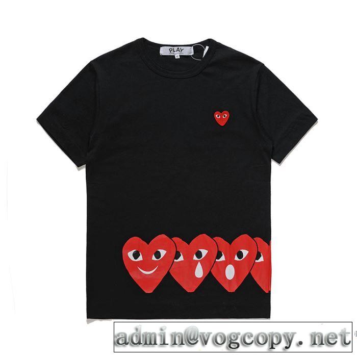 コム デ ギャルソン COMME DES GARCONS 半袖Tシャツ 3色可選 2018最高ランキング 売れ筋