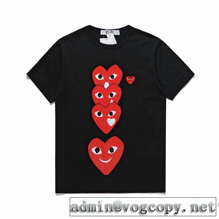 先行受注 2018夏の定番新品到来! コム デ ギャルソン COMME DES GARCONS 半袖Tシャツ 3色可選