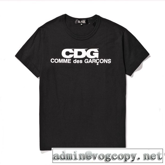コム デ ギャルソン COMME DES GARCONS 最終数量限り！ 2018年春夏シーズン 半袖Tシャツ 2色可選