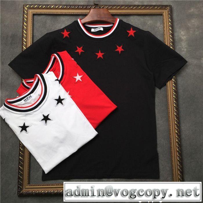  2018年人気満々のブランド ジバンシー 大胆なデザインGIVENCHY 半袖/Tシャツ3色可選