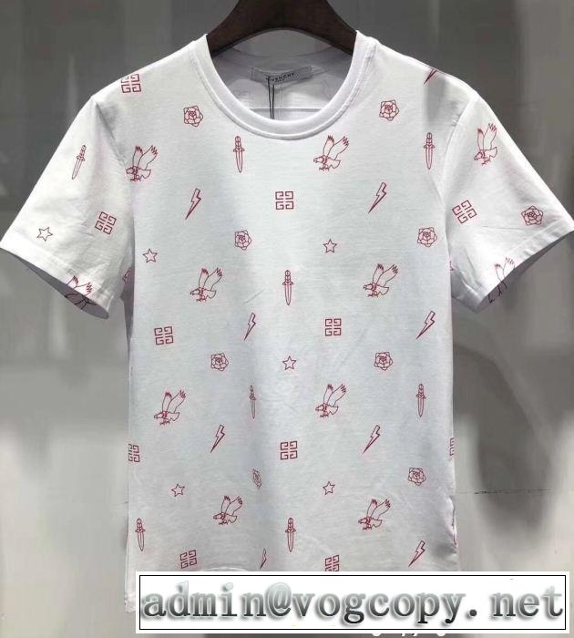  SALE品追加 ジバンシー2018年春夏入荷 GIVENCHY 半袖/Tシャツ2色可選現代的な印象