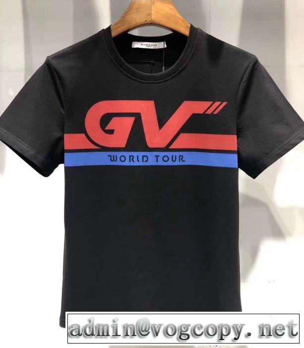 軽量で薄手のジバンシー GIVENCHY 半袖/Tシャツ2色可選ミックス感が溢れる