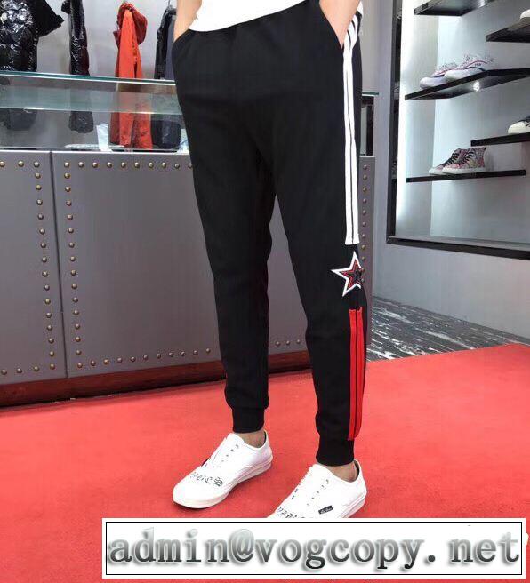  目前の注目ブランド 今季新作登場 GIVENCHY ジバンシー 超定番人気 スエットパンツ