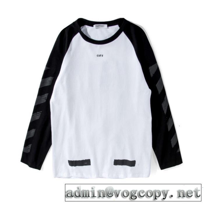  SALE品追加 Off-White最近人気一番！ オフホワイト 長袖/Tシャツ2018新品入荷