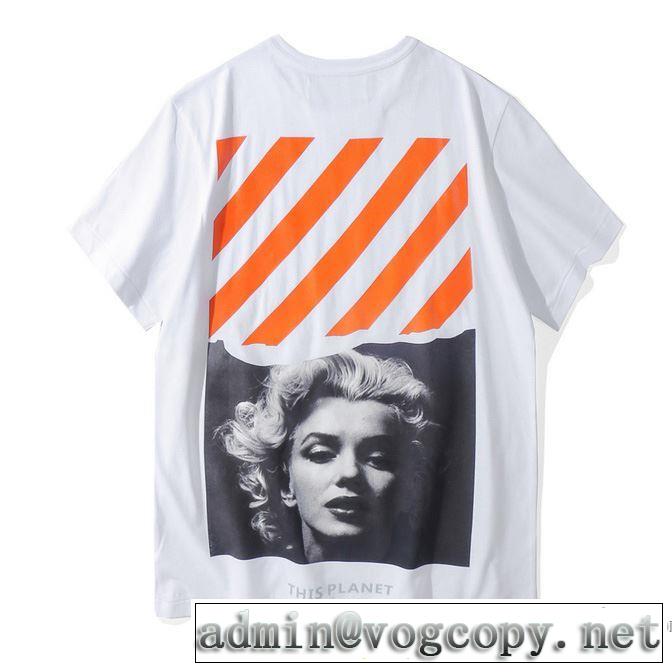【激安】2018春夏新作2色可選 Off-White オフホワイト Tシャツ/半袖高級感演出