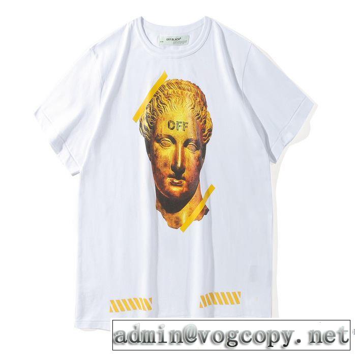 値下げ！Tシャツ/半袖2018春夏新作 Off-White オフホワイト格安！2色可選