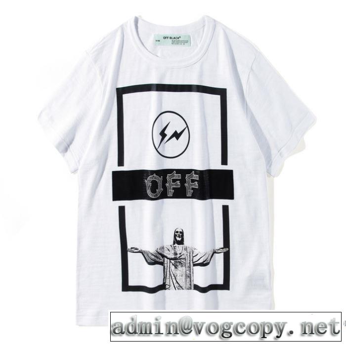 最旬アイテム 2018春夏新作Off-White オフホワイトTシャツ/半袖2色可選