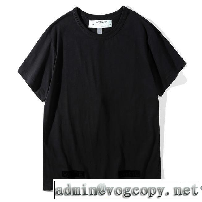 人気商品 Tシャツ/半袖2018春夏新作 Off-White オフホワイト首胸ロゴ
