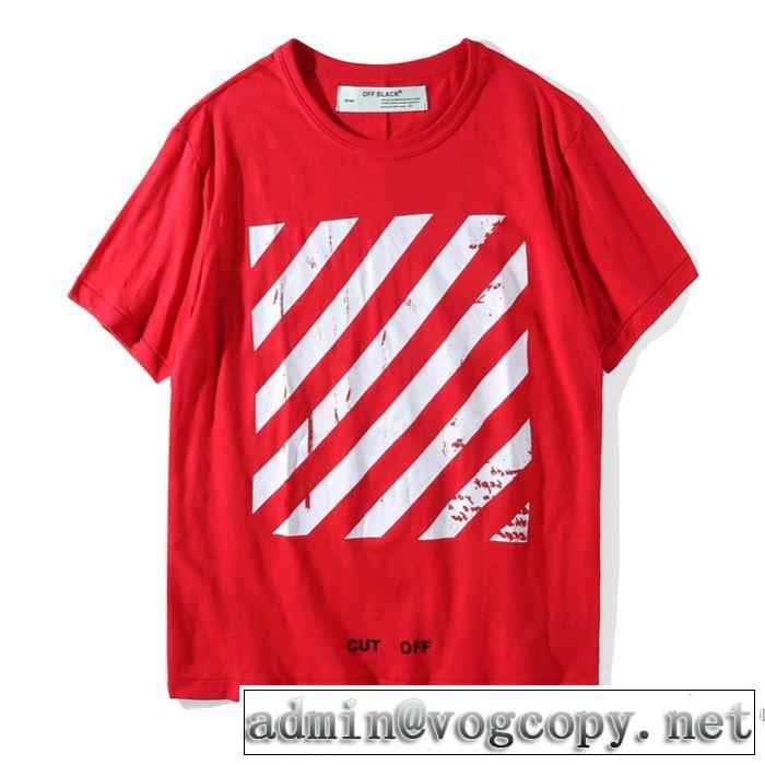 Off-White オフホワイト Tシャツ/半袖存在感◎ 2018春夏新作3色可選