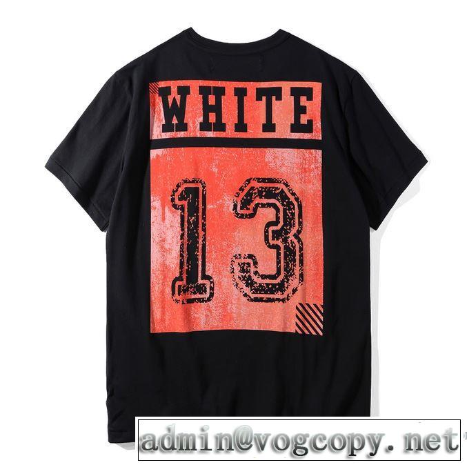 抜群の雰囲気が作れる! 2018春夏新作Off-White オフホワイトTシャツ/半袖2色可選