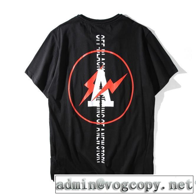 耐久性に優れ 2018春夏新作Off-White オフホワイトTシャツ/半袖2色可選