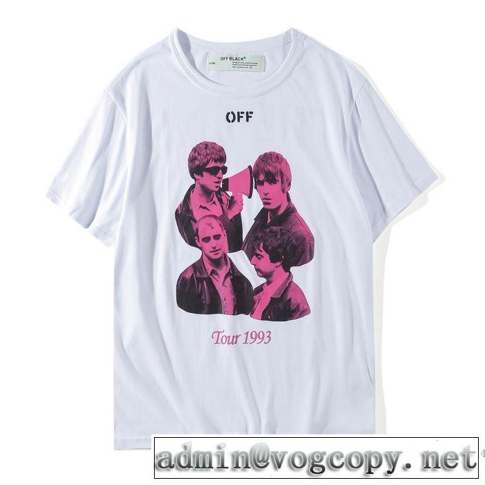 2018春夏新作2色可選 Off-White オフホワイト Tシャツ/半袖数に限りがある