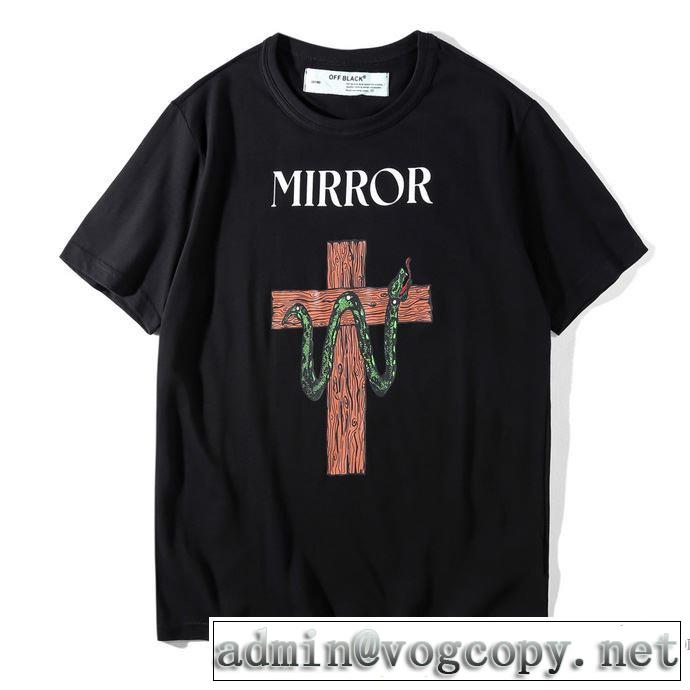 オフホワイトお洒落に魅せるTシャツ/半袖2018春夏新作 Off-White