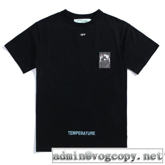2018春夏新作2色可選 Off-White オフホワイト Tシャツ/半袖落ち着いた感覚