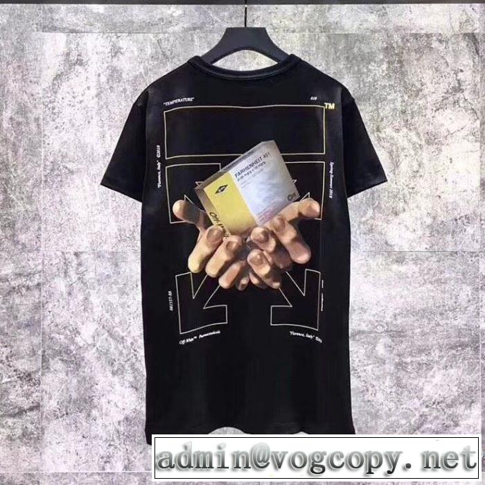 希少性の高い 2018年春夏入荷 カジュアル Off-White オフホワイト 半袖Tシャツ