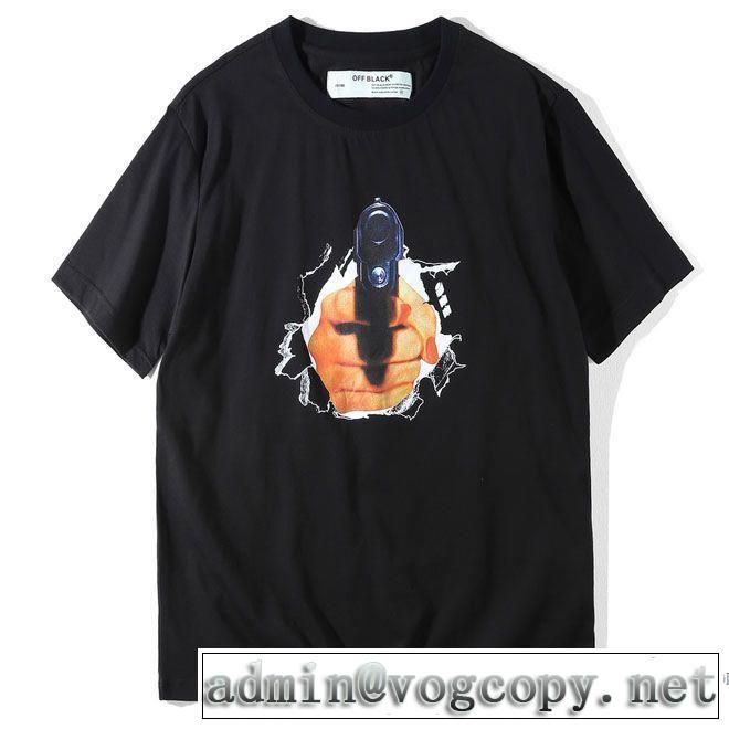  優しいフィット感 2018夏の定番新品到来! Off-White オフホワイト 半袖Tシャツ 国内完売